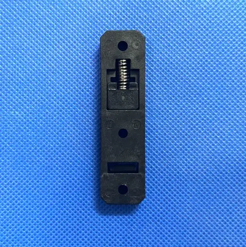 Plastic Nylon Spring loaded Din Standard Rail Mounting Clip Black Din Rail Clip 20 mm width RB-233