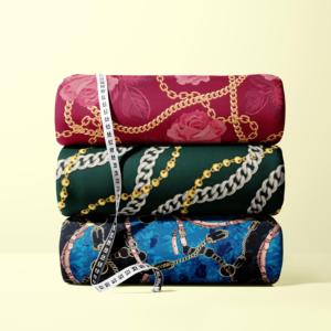 Tissu de luxe en coton imprimé à motif floral moderne, haute qualité, faible MOQ, pour chemises et sacs pour femmes - Product Image 1
