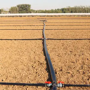 Agricultural 1 hectare drip irrigation system pe pipe flexible water layflat hose main line for drip irrigation