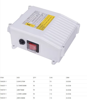 Controlador de Bomba Sumergible DINGQI 0.5-3HP 8-20A para Riego Agrícola y Bombas de Agua Domésticas, Caja de Control Duradera para Bombas de Agua