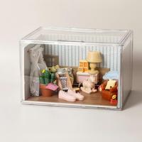 Großhandel Maßgefertigte Mini-Haus-förmige Soja-Kerze Verschiedene Niedliche Möbeldesigns Benutzerdefinierter Duft Farbe Verpackung Souvenir Geschenk