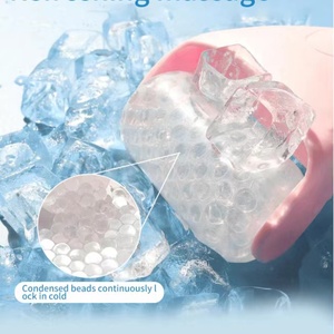Handheld Skincool Roller Logotipo Personalizado Uso Doméstico Calmante Terapia Fria Rosto Corpo Massagem PE Gel <span class=keywords><strong>Bead</strong></span> Material - Product Image 5