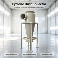 Collecteur de poussière industriel cyclonique SENOYAY série XF pour la récupération des matériaux et la pré-séparation des poussières dans les usines d'aliments pour animaux