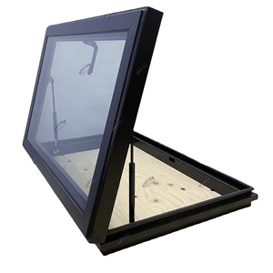 Fenêtre <span class=keywords><strong>de</strong></span> <span class=keywords><strong>toit</strong></span> en aluminium à double vitrage insonorisée avec ventilation et télécommande pour véranda et étage supérieur - Product Image 2