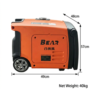 Generador Portátil <span class=keywords><strong>de</strong></span> Gasolina, Apto para Acampar y Uso en Exteriores en el Hogar - Product Image 3