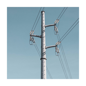 Asta elettrica manuale su misura 3m-20m antenna sorveglianza torre faro mobile cctv palo di emergenza asta di illuminazione - Product Image 2