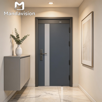 Puertas de Seguridad de Acero Duraderas MAMDAVISION para Uso Residencial, Opciones de Color Personalizables y Paneles Decorativos