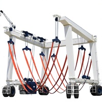Grue mobile anti-oscillation pour bateaux 800t 500t, grue de levage marine avec moteur et télécommande sans fil