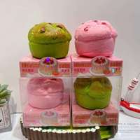 Jouet Squishy Créatif en Forme de Gâteau, en PU Souple à Remontée Lente, Jouet Anti-Stress Sensoriel à Presser, Cadeau Nouveauté pour Enfants