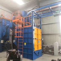 Máquina de granallado eléctrica de alta eficiencia Abrator de nueva condición para descalcificar estructuras de acero Tipo de correa de caída de dobladillo