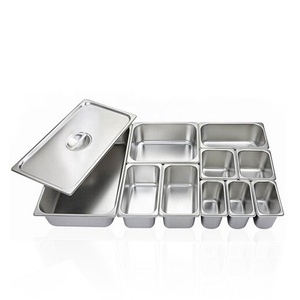 Gastronomiebedarf Bain-Marie Warmhaltebehälter aus Edelstahl für Buffet und Catering - Product Image 1