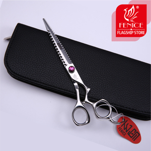 Fenice Acciaio Inossidabile JP440C Bordo Seghettato Durezza 60-62 HRC 7.0 Pollici 18.6cm 79.1g Strumenti Ecologici per la Toelettatura di Animali Domestici Cane - Product Image 5