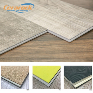 Sàn Vinyl Màu Đen Đá Hạt Gỗ Mô Hình SPC Sàn Vinyl Vải Sơn - Product Image 2