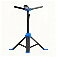Lampe de camping portable à LED, trépied télescopique, étanche, rechargeable, avec contrôleur d'éclairage pour le camping, la randonnée, le surf