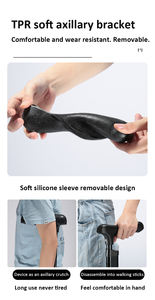 Регулируемый алюминиевый тростниковый локтевой промежуток со светодиодной подсветкой - Product Image 5