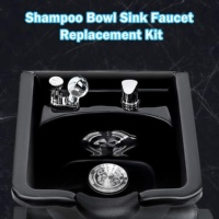 Ensemble de robinetterie KEGAO pour bac à shampoing, idéal pour salons de coiffure européens et américains, accessoires de robinetterie pour lavabo de lavage de cheveux, robinetterie de salon