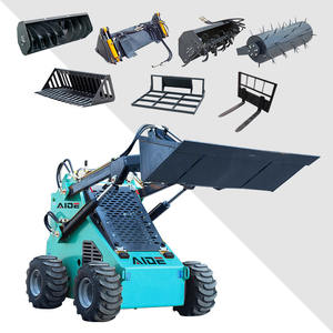 EPA 미니 스키드 스티어 로더 무료 배송 디젤 500kg 400kg 300KG 크롤러 휠 트랙터 로더 독특한 EPA 엔진 코어 펌프 - Product Image 4