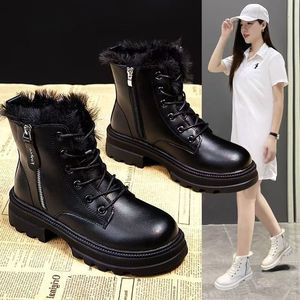 Bottes de <span class=keywords><strong>neige</strong></span> pour femmes, nouvelles chaussures en velours rembourrées en coton, bottes d'hiver, directement de l'usine, confortables, chaussures décontractées d'extérieur. - Product Image 4