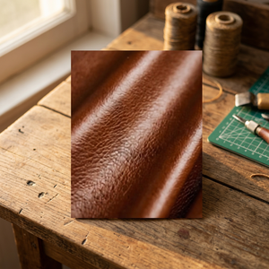 Cuero Genuino de Vaca Marrón del Grupo JNA, Piel Ecológica de Grano Sólido con Grosor de 0.8-1.2mm, Tamaño Personalizado para Manualidades - Product Image 2