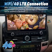 Estéreo para Auto con Pantalla IPS de 12.3 Pulgadas, Android Auto, Carplay, Amplificador, 1 Año de Garantía, para Land Cruiser Prado 120 2004-2009, 2 DIN, GPS, Asistencia de Reversa