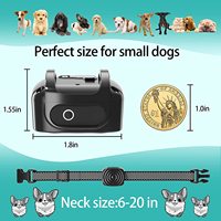 Neues Vollautomatisches Anti-Bell-Halsband mit Berührungsaktivierter Vibration und Summer, Wasserdicht, Ultimative Bellkontrolle für Hunde