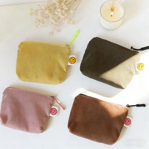 กระเป๋าใส่เหรียญผ้าลูกฟูกสีพื้นแบบใหม่ สไตล<span class=keywords><strong>์เกาหลี</strong></span> สำหรับนักเรียน ขนาดกะทัดรัด น่ารัก พกพาสะดวก ดีไซน์เรียบง่าย สด<span class=keywords><strong>ใส</strong></span> ใช้งานได้หลากหลาย สำหรับผู้หญิง - Product Image 3