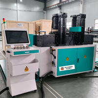 Rouleau profilé CNC automatique robuste pour le cintrage de tubes structurels, les garnitures architecturales, les meubles et les cadres en acier inoxydable