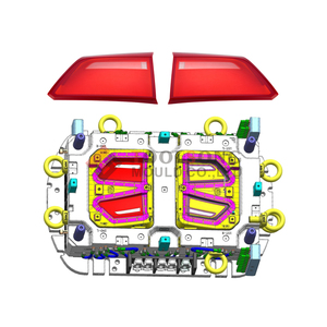 Molde de luz trasera automotriz Molde de lámpara de coche 2K Molde de lente Fabricante de herramientas en Taizhou - Product Image 5