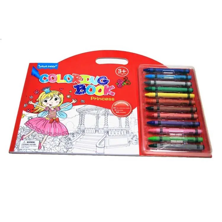 Trẻ Em Của Trẻ Em Phim Hoạt Hình Coloring Book Với Bút Màu Vẽ Cuốn Sách Dịch Vụ In Ấn Của Trung Quốc Board Cuốn Sách Cho Trẻ Em In Ấn