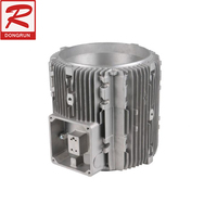 Coque de radiateur en aluminium moulé sur mesure, composants de radiateur en aluminium usinés avec précision