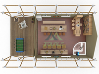 Tuilee — tente pour safari africaine, maison de luxe, étanche, glamping, en plein air, luxe