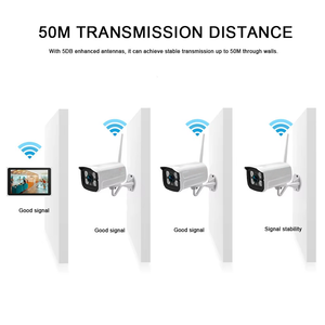 Inlifecam tuya ứng dụng thông minh 4CH 3.0MP không dây Wifi IP <span class=keywords><strong>Camera</strong></span> NVR Hệ thống an ninh CCTV Set với màn hình Màn hình Bullet <span class=keywords><strong>Camera</strong></span> - Product Image 4