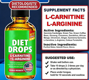Complément Liquide Oral Minceur Naturel Chaud Brûleur de Graisse Rapide L-Carnitine L-Arginine Gouttes Diététiques pour la Perte de Poids Adulte - Product Image 5