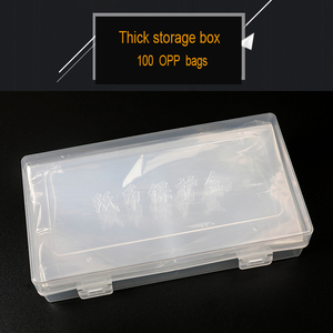 Made in China Manufacturer <strong>High</strong> Quality 18.5cm*9.5cm*4.2cm Thick 100 OPP Bags StoragePlastic Banknote Currency Bank Note <strong>Boxes</strong> - Product Image 4
