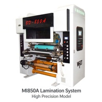 Machine de laminage sans solvant pour film d'emballage de sachets stérilisables structure PET AL CPP
