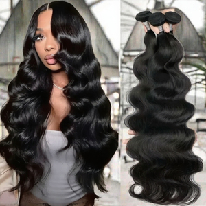 Extensiones de Cabello Humano Remy Vietnamita Ondulado, Paquetes de Cabello Virgen para Tejer, Extensiones de Cabello Grueso para Salones y Pedidos Personalizados - Product Image 2