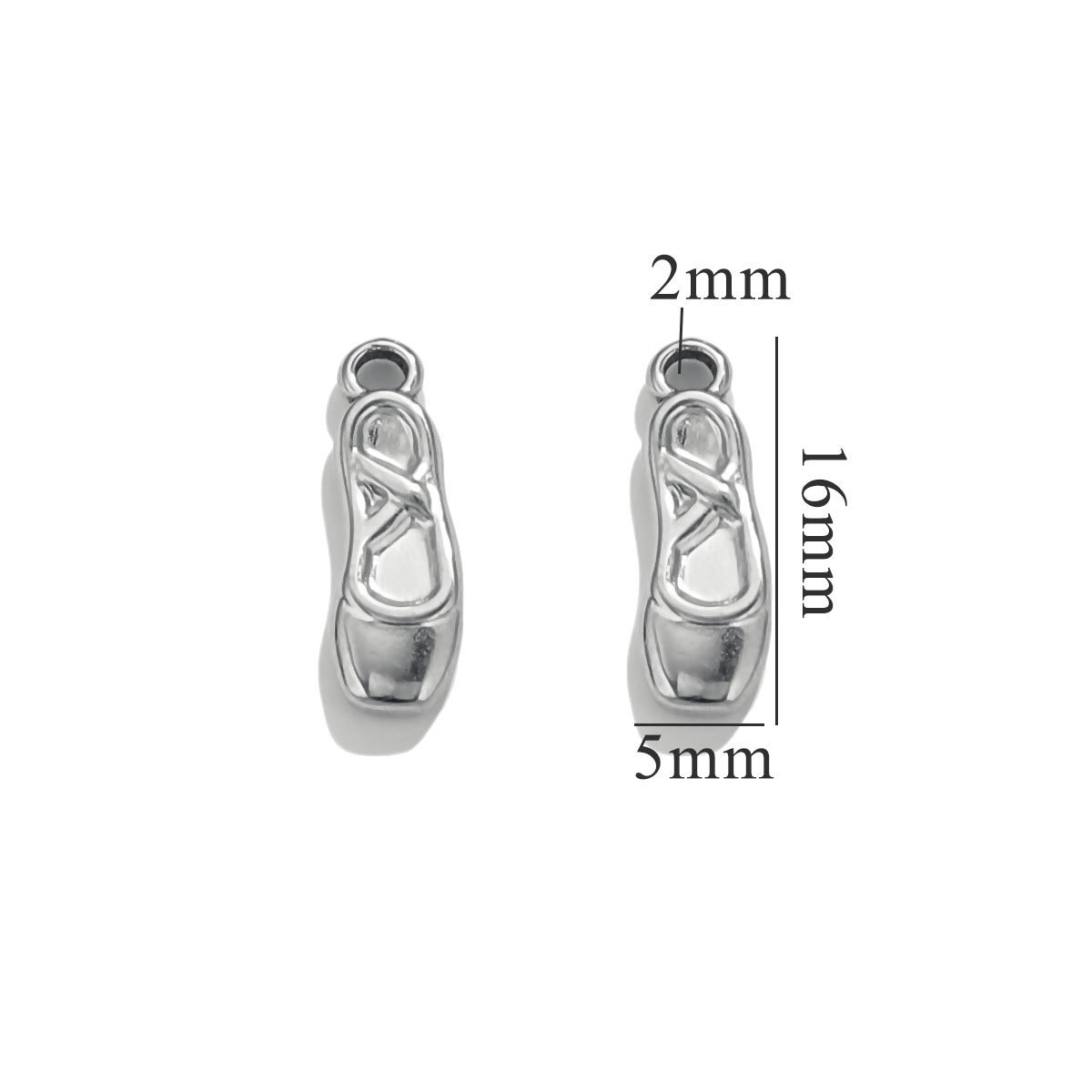 Chaussures couleur acier [0,9g]