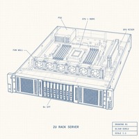 Serveur en rack optimisé pour le stockage DL340 Gen12 2U Intel Xeon 6 144 cœurs DDR5 6400 Longueur : 89 caractères