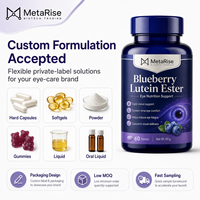 Tablet Kunyah Lutein Ester Blueberry OEM/ODM Antioksidan Perawatan Mata Suplemen Kesehatan 60 Tablet Halal ISO22000