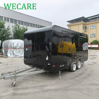 WECARE Remorque de restauration rapide personnalisée pour barbecue, pizza, hot-dogs, smoothies, jus, café, glaces, entièrement équipée
