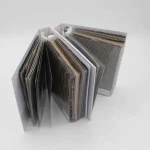Quaderno per campioni di impiallacciatura di legno ingegnerizzato formato A4 speciale di nuovo Design della groengrana 80 opzioni
