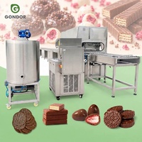 Machine à enrober les chocolats liquides, capacité 30 kg, modèle 600 BY-300, pour enrober les noix et les petits fruits, avec tunnel de refroidissement automatique et vanille