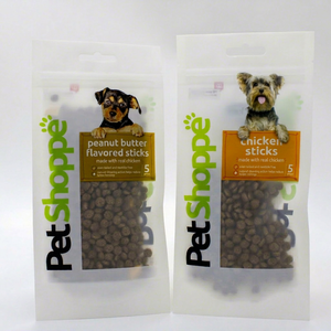 Pet Shoppe Bolsas de Golosinas para Perros con Cierre Superior, Palitos Laminados con Sabor a Mantequilla de Cacahuete y Pollo, Hechos con Pollo Real, 5 Unidades Cada Una, Grado Alimenticio - Product Image 1