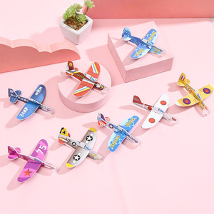 Mini Avión de Espuma para Armar, Juguete Infantil Colorido, Modelo de Ensamblaje, Actividad al Aire Libre, Regalo para Niños de 5 a 7 Años, Planeador de Plástico Unisex - Product Image 1