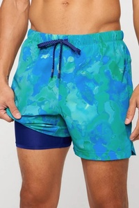 Pantalones Cortos Deportivos para Hombre, Diseño Personalizado OEM 2025, Logotipo Personalizado, Estilo Vintage, Casuales, Cintura Elástica, Transpirables, de Secado Rápido, 100% - Product Image 5