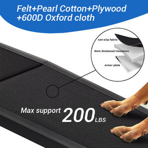 कस्टम एल्यूमीनियम पालतू सीढ़ी बड़ा कुत्ता फोल्डेबल कुत्ते कदम पोर्टेबल पालतू रैंप सीढ़ी कार पालतू रैंप - Product Image 3