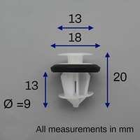 Clip de fixation en plastique pour panneau de garniture de porte intérieure de voiture, 10 pièces, pour Volkswagen VW Lavida 2008-2023 Gran Lavida, neuf