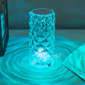 LED Rose <strong>Table</strong> <strong>Lamp</strong> CCT 16 Colors Changing Light Touch Control RGB Shine Rose <strong>Crystal</strong> <strong>Lamp</strong> - Product Image 5