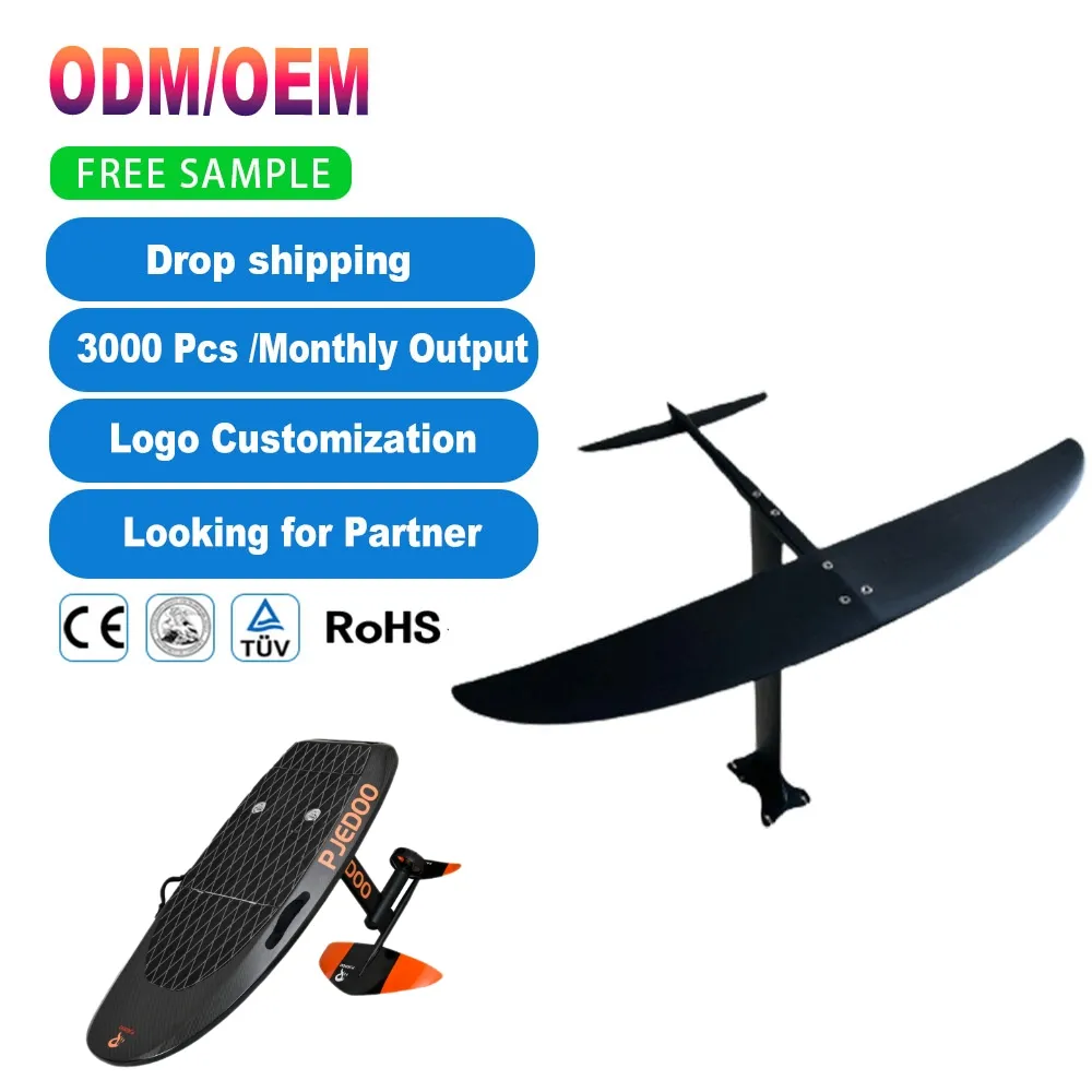 OEM 2023 New Largest Wing Surf Electric Hydrofoil for Surfboard Carbon Aluminum Surf Foil Wing Hydrofoil