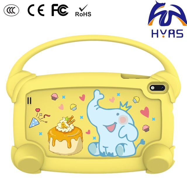 Factory Wholesale Customized 7-inch High-quality Android Kids Tablet and Shock-resistant Educational Gaming  Tablet